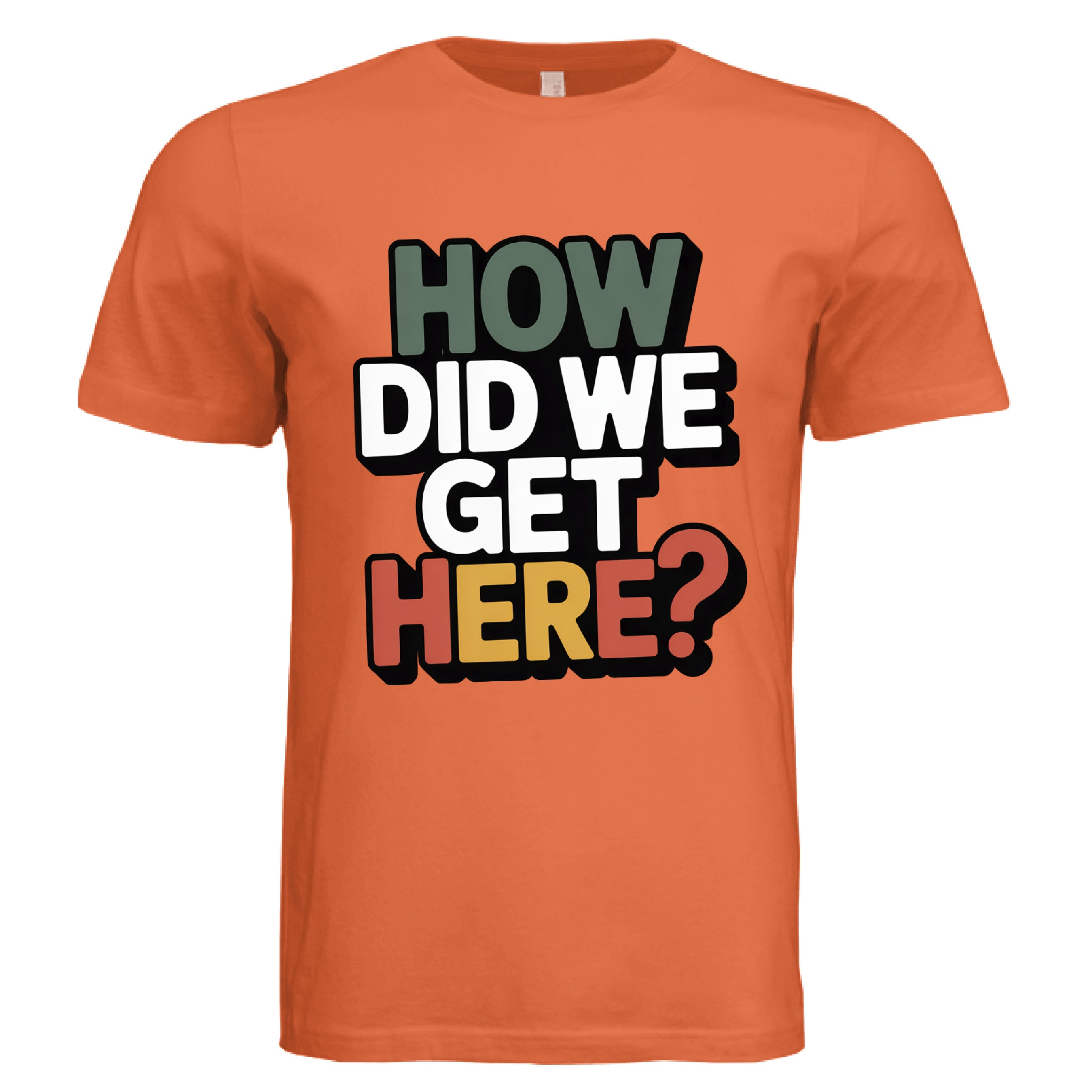 Solid Orange Triblend - FRONT
